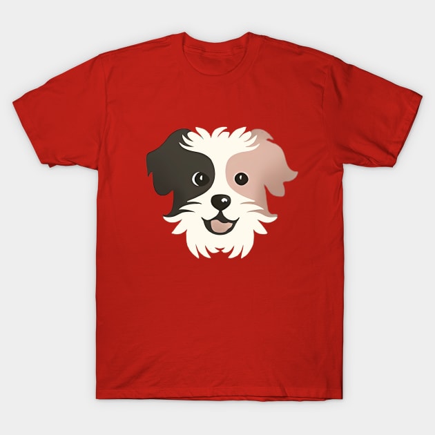 Cute Dog T-Shirt by Flowerandteenager